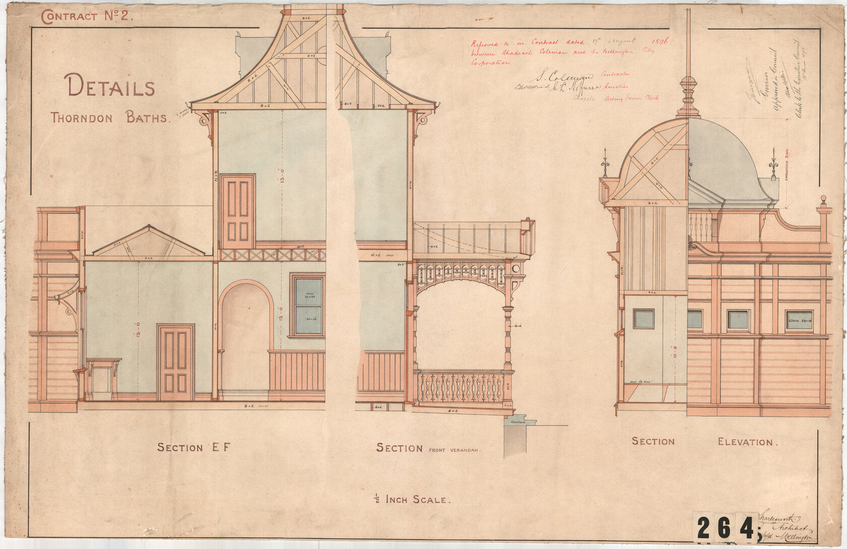 Thorndon Baths, details