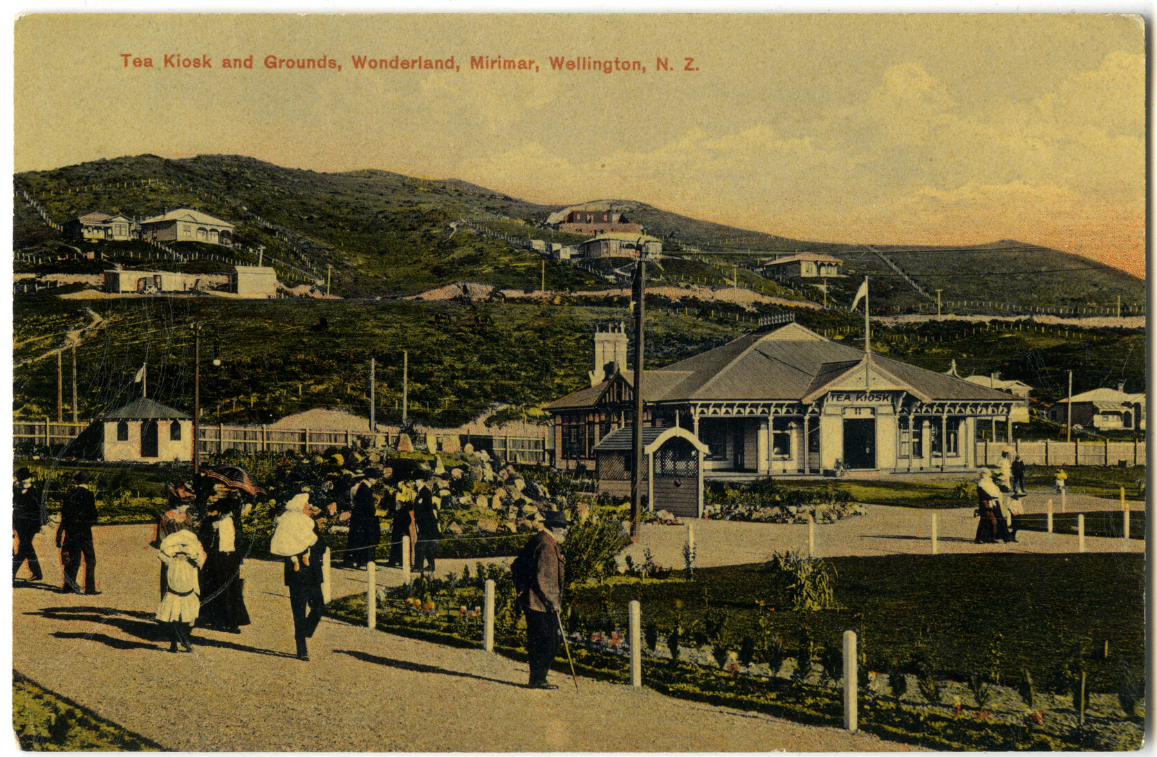 Tea Kiosk and Grounds, Wonderland, Miramar, Wellington, New Zealand