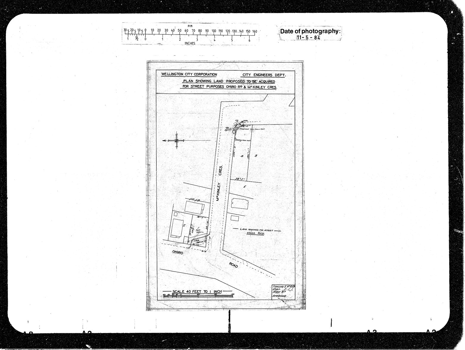 Ohiro Road &amp; McKinley Terrace, Land to be Acquired