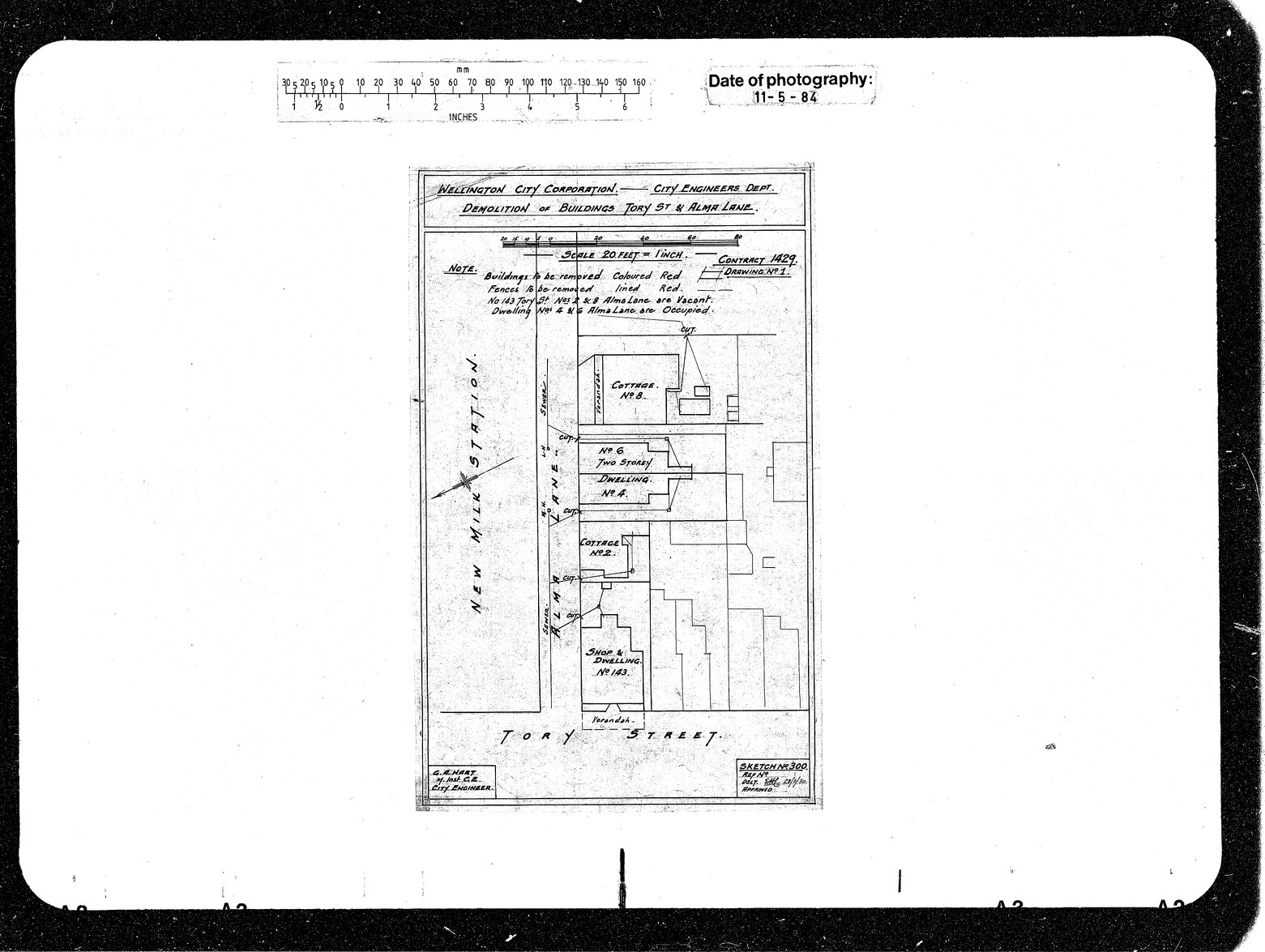 Demolition of Building, Tory Street &amp; Alma Lane