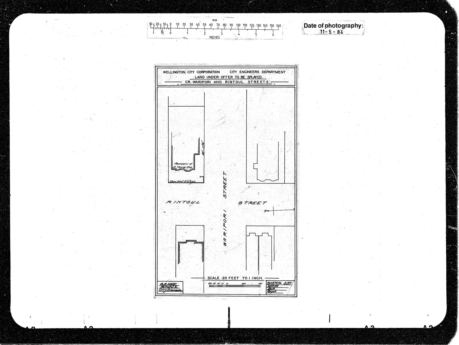 Waipori &amp; Rinatoul Streets, Corner Splay