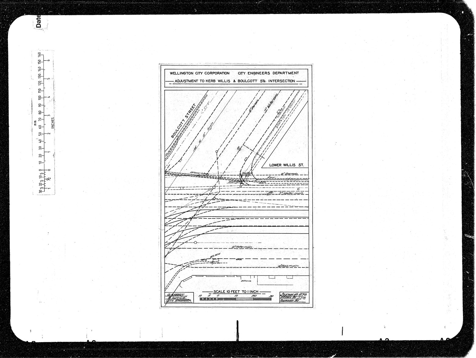 Willis Street &amp; Boulcott Street Corner, Adjustment of Kerbing
