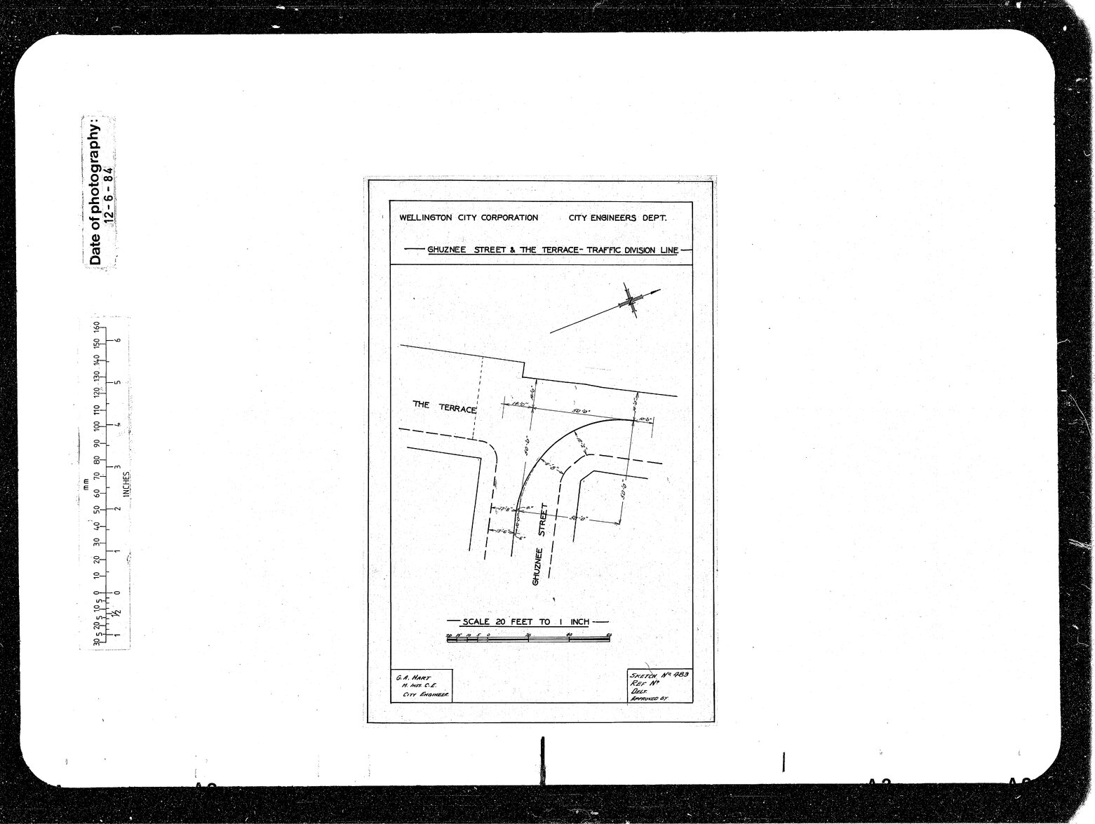 Ghuznee Street, The Terrace, Traffic Division Line