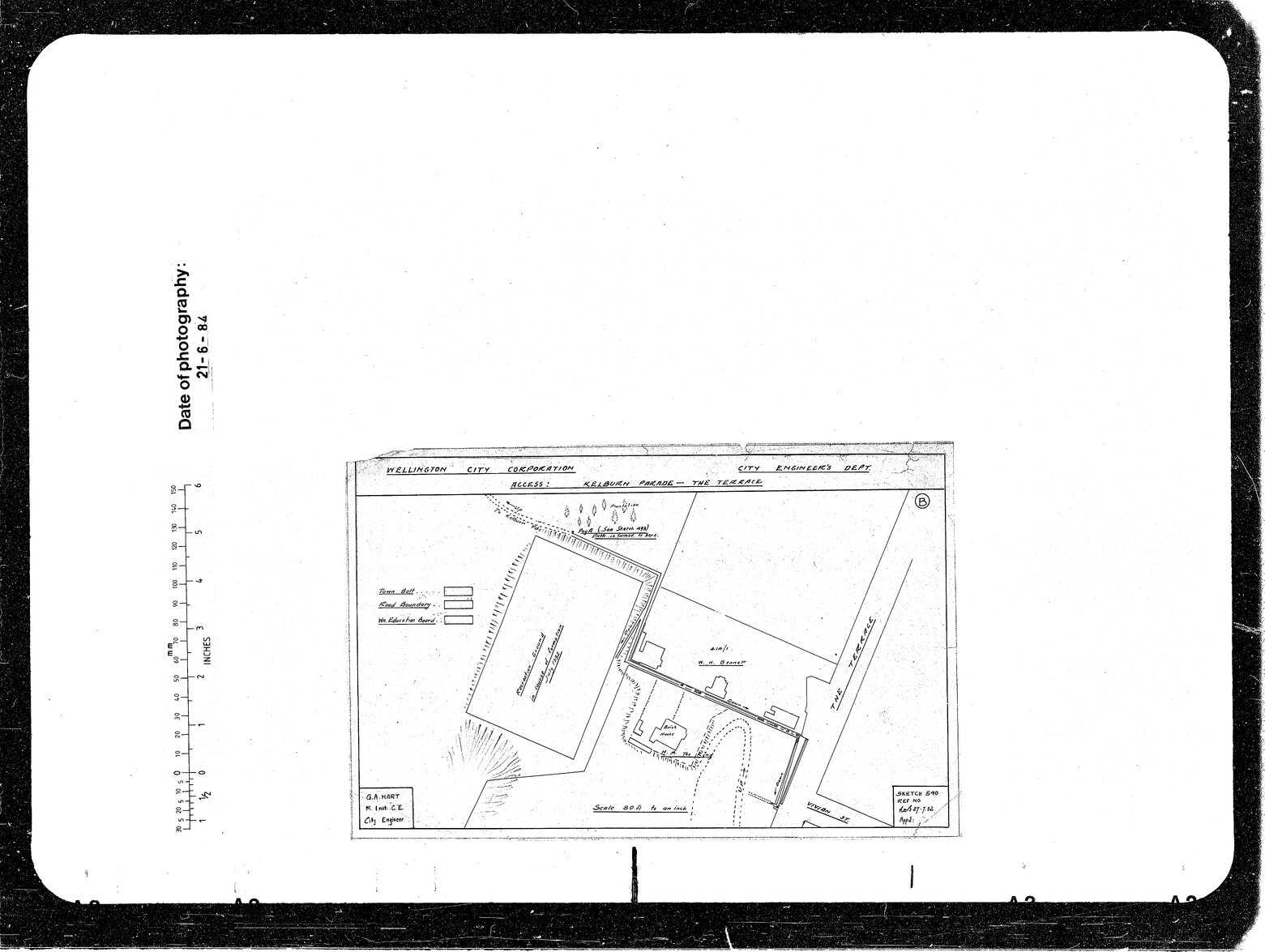 Kelburn Parade &amp; The Terrace, Access Path, Sketch B