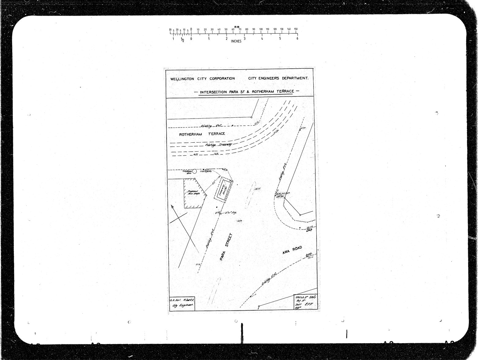 Para Street &amp; Rotherham Terrace Level, Footpath