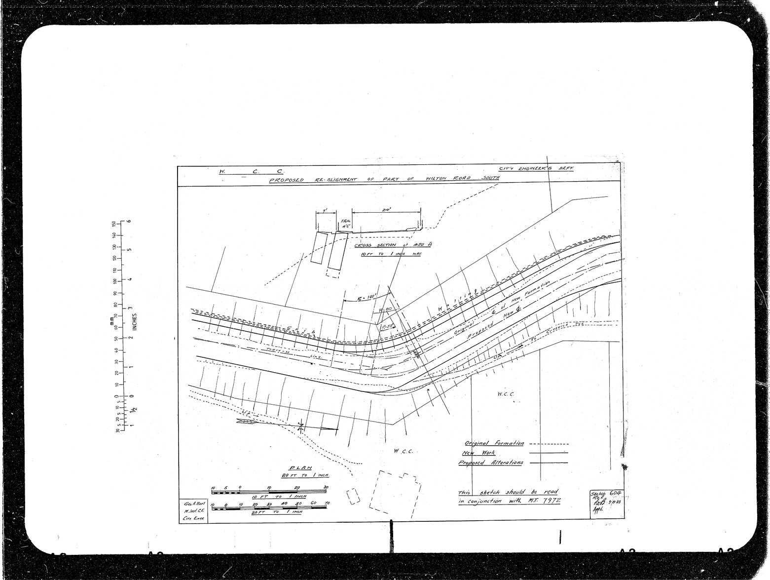 Wilton Road South [Curtis Street] Realignment, 400' to 650