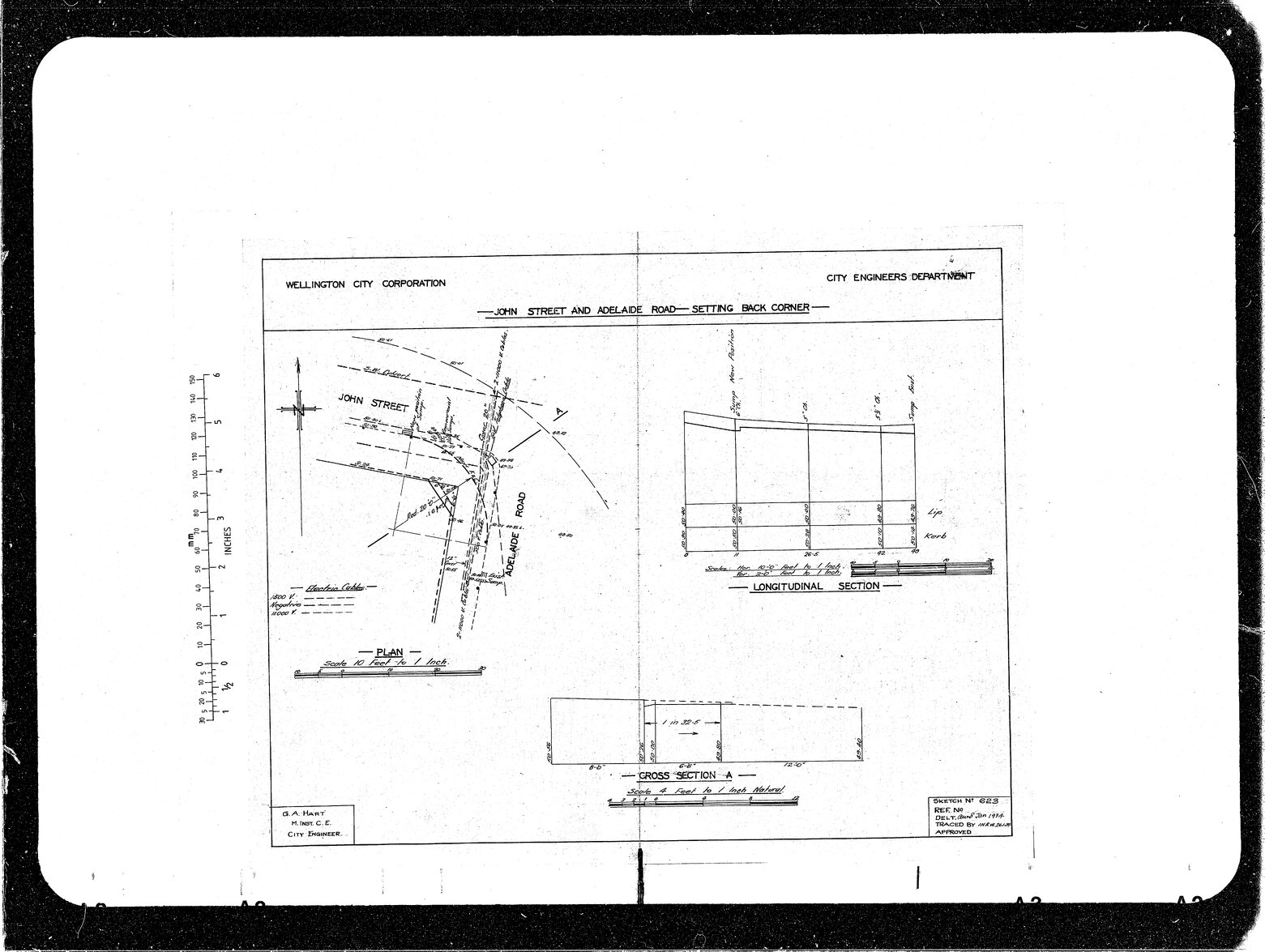 John Street, Adelaide Road Splay