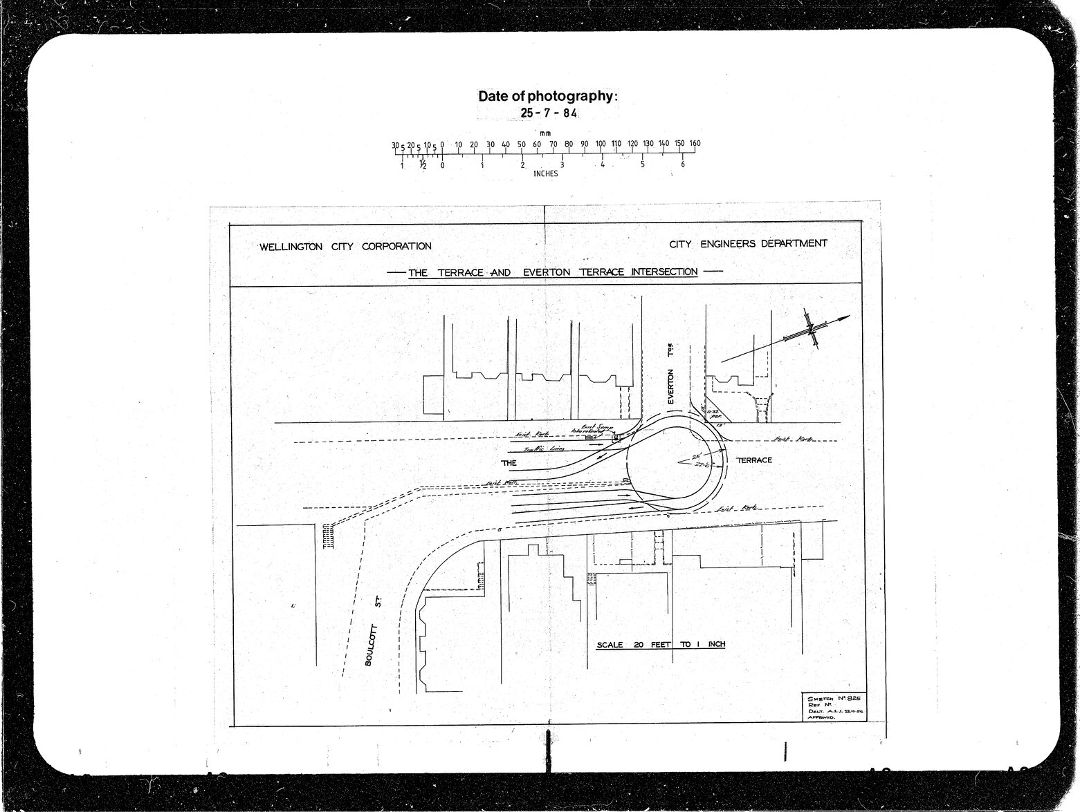 Everton Terrace, The Terrace, Intersection