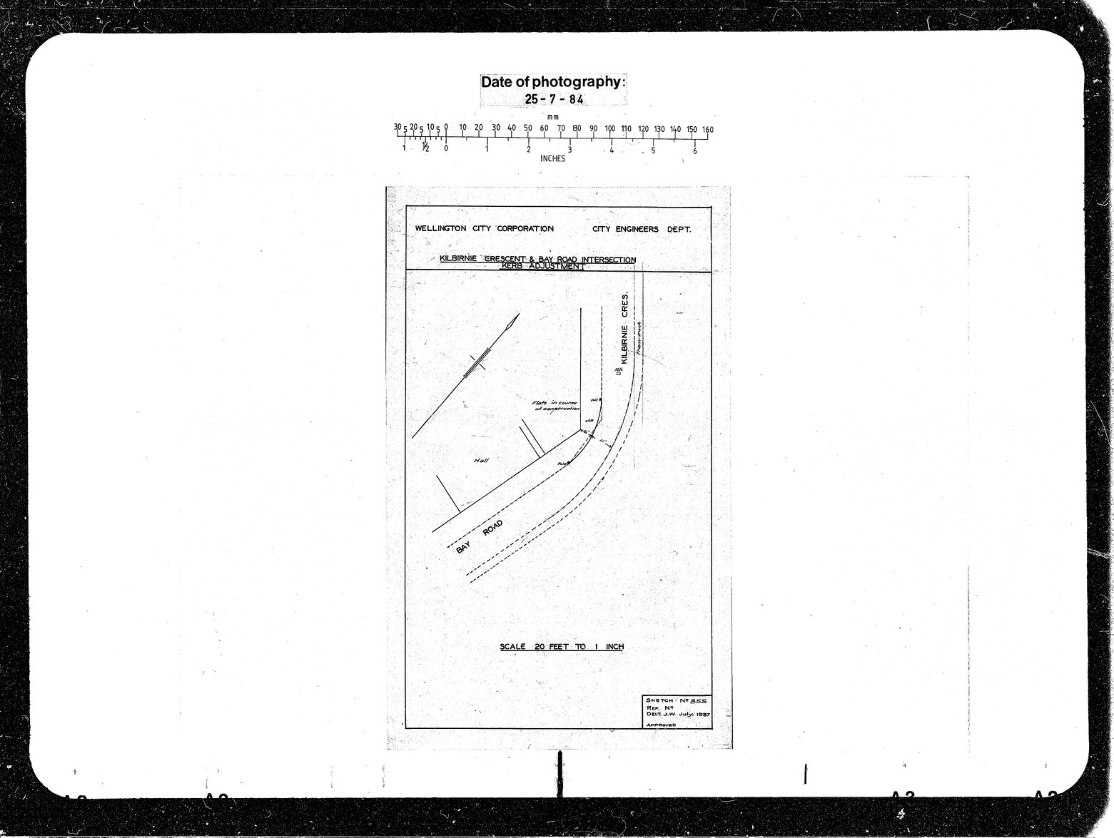 Bay Road, Kilbirnie Crescent, Alterations Kerb