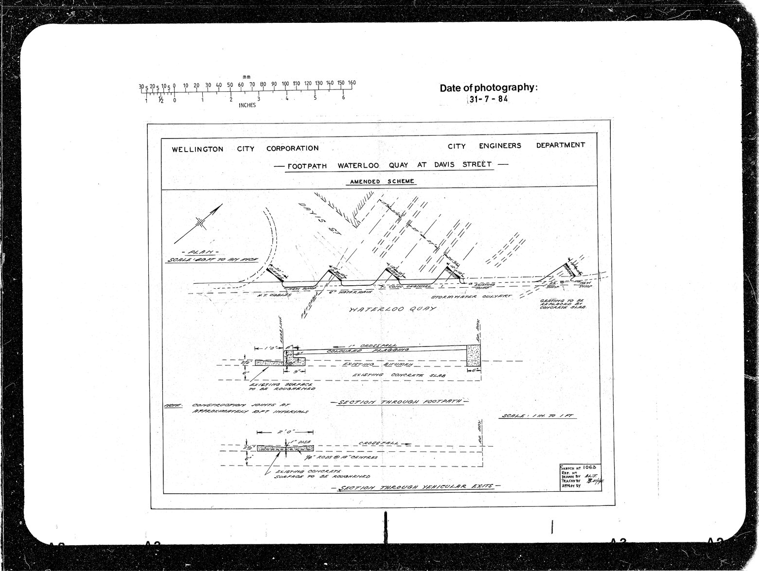 Footpath Waterloo Quay, Davis Street, Amended Scheme