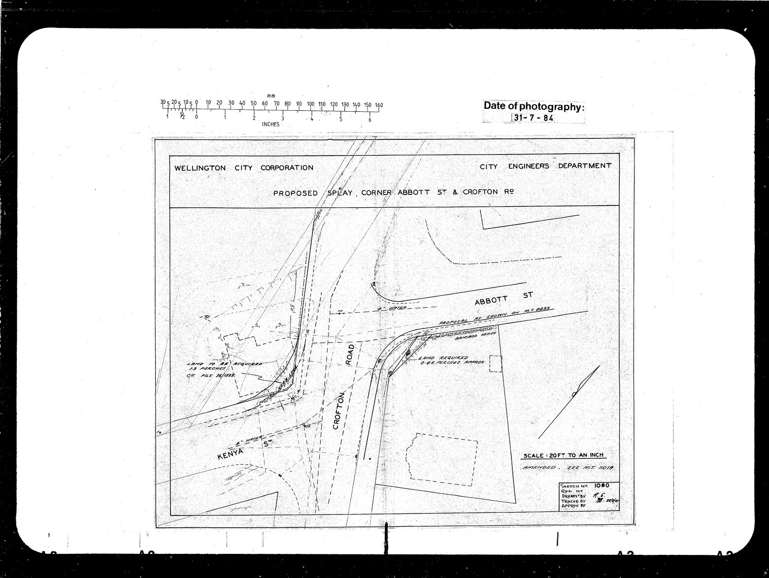 Corner Splay, Abbott Street &amp; Crofton Road