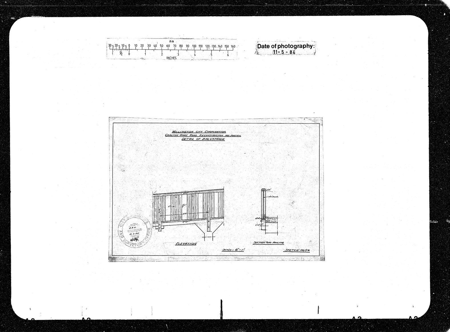 Carlton Gore Road, Balustrade