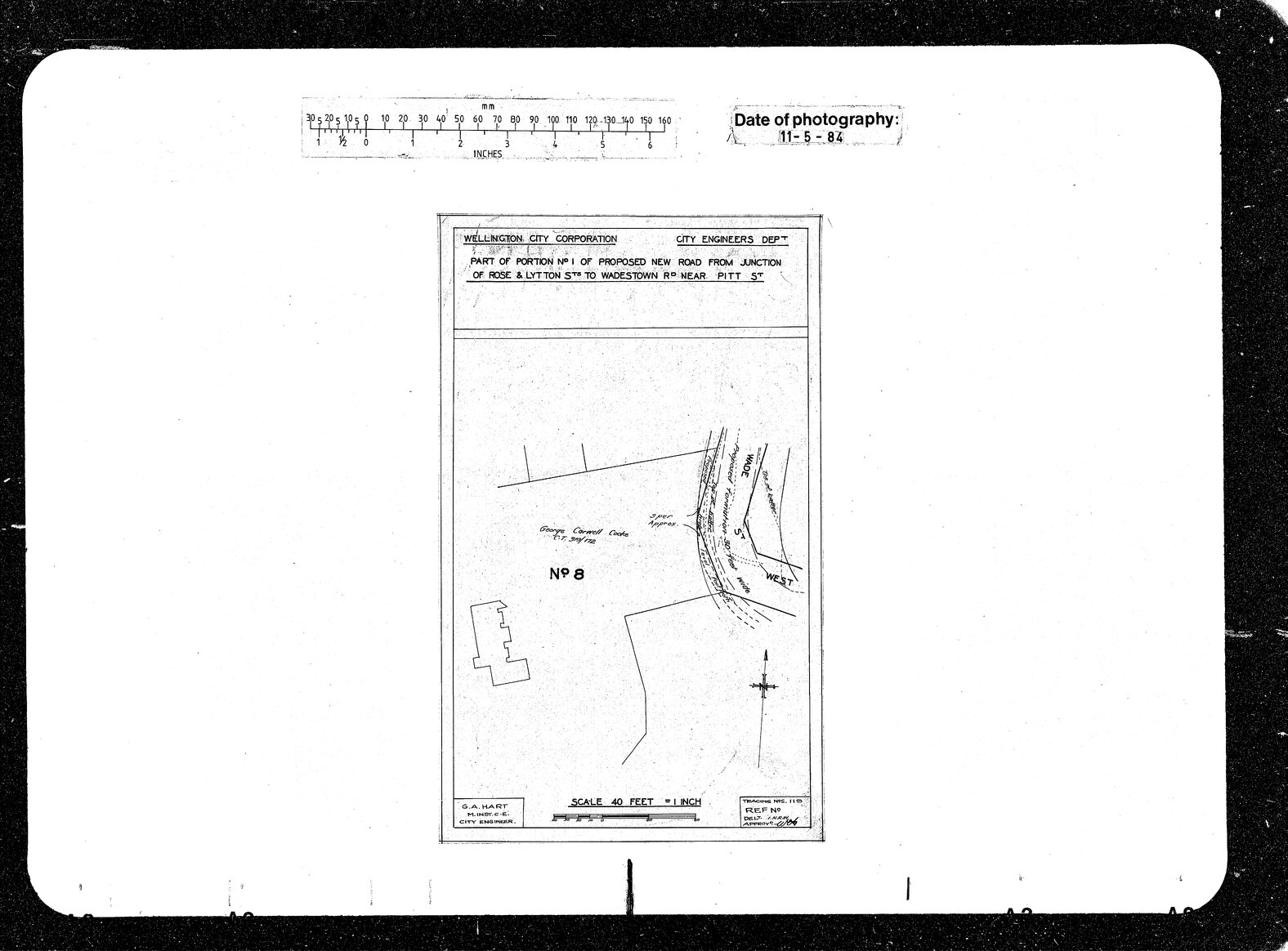 Wade Street Extension, Taking Land, G C Cooke