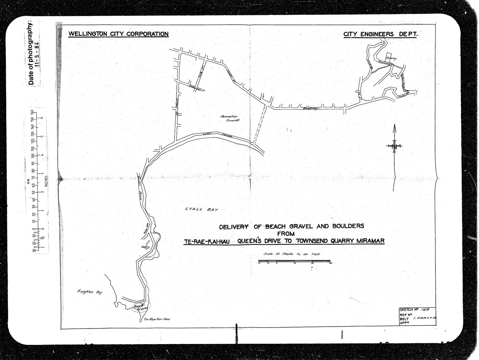 Queens Drive to Townsend Quarry, Transport Materials