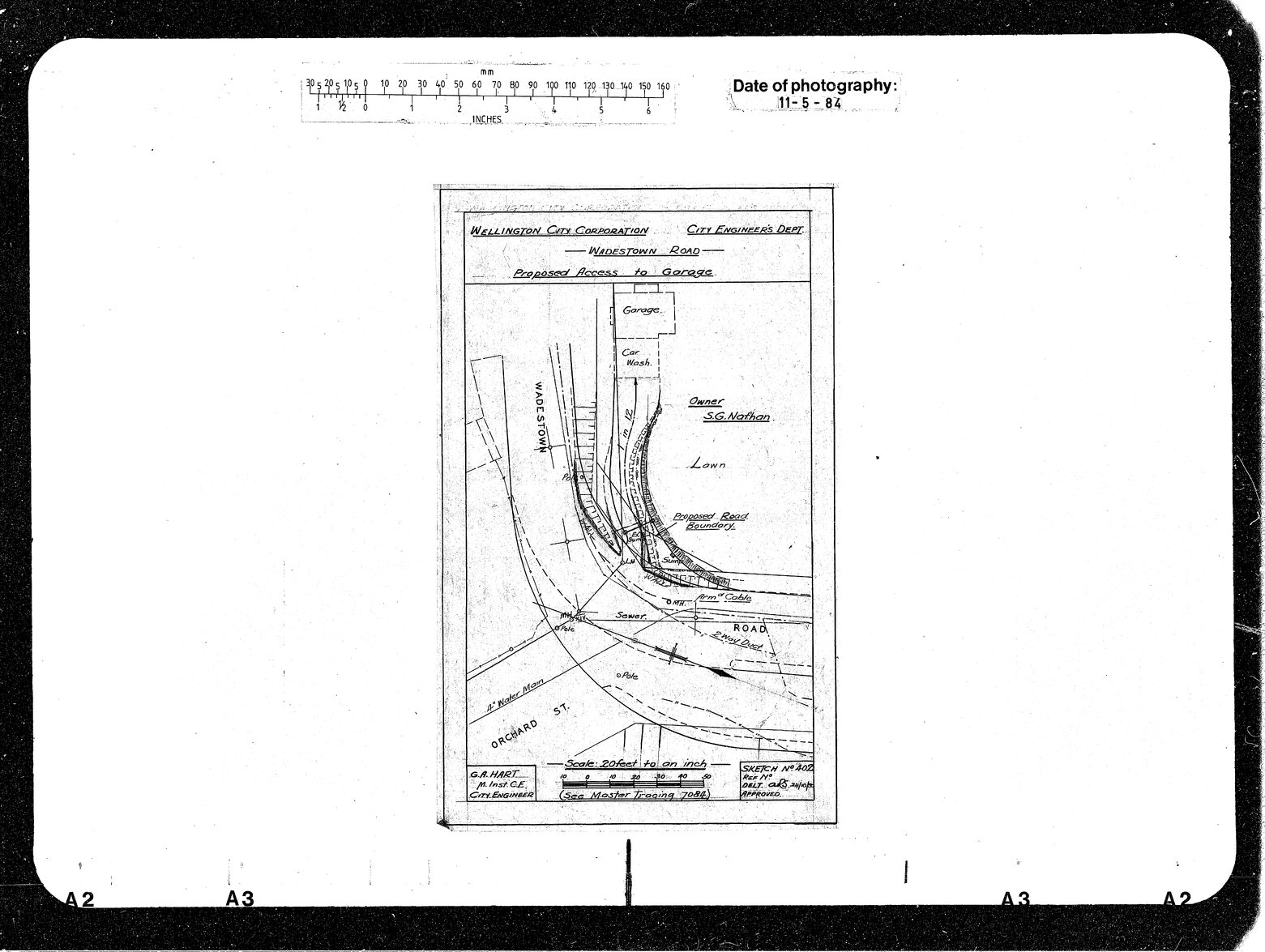 Wadestown Road Access, S G Nathan