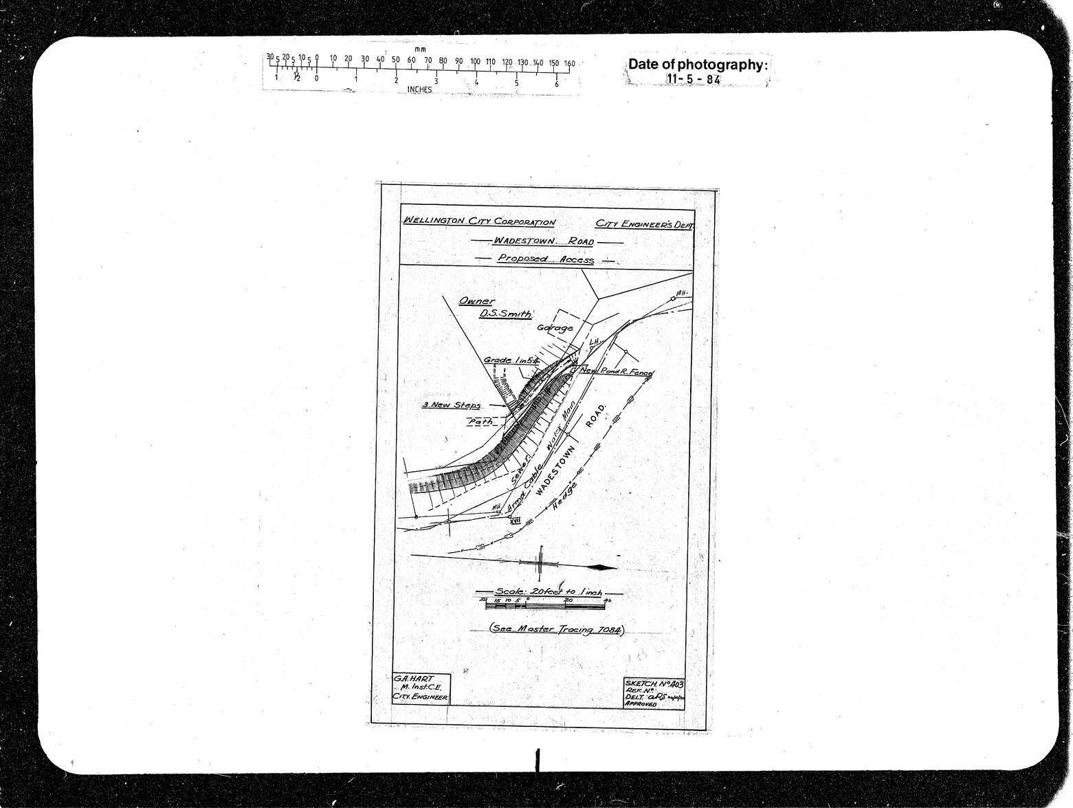 Wadestown Road Widening Access, D S Smith