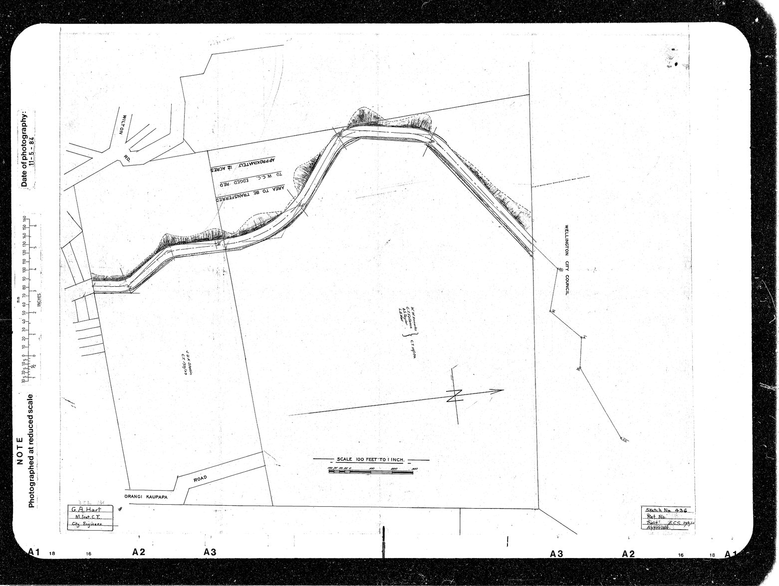 Wadestown, Northland Road, Land Required