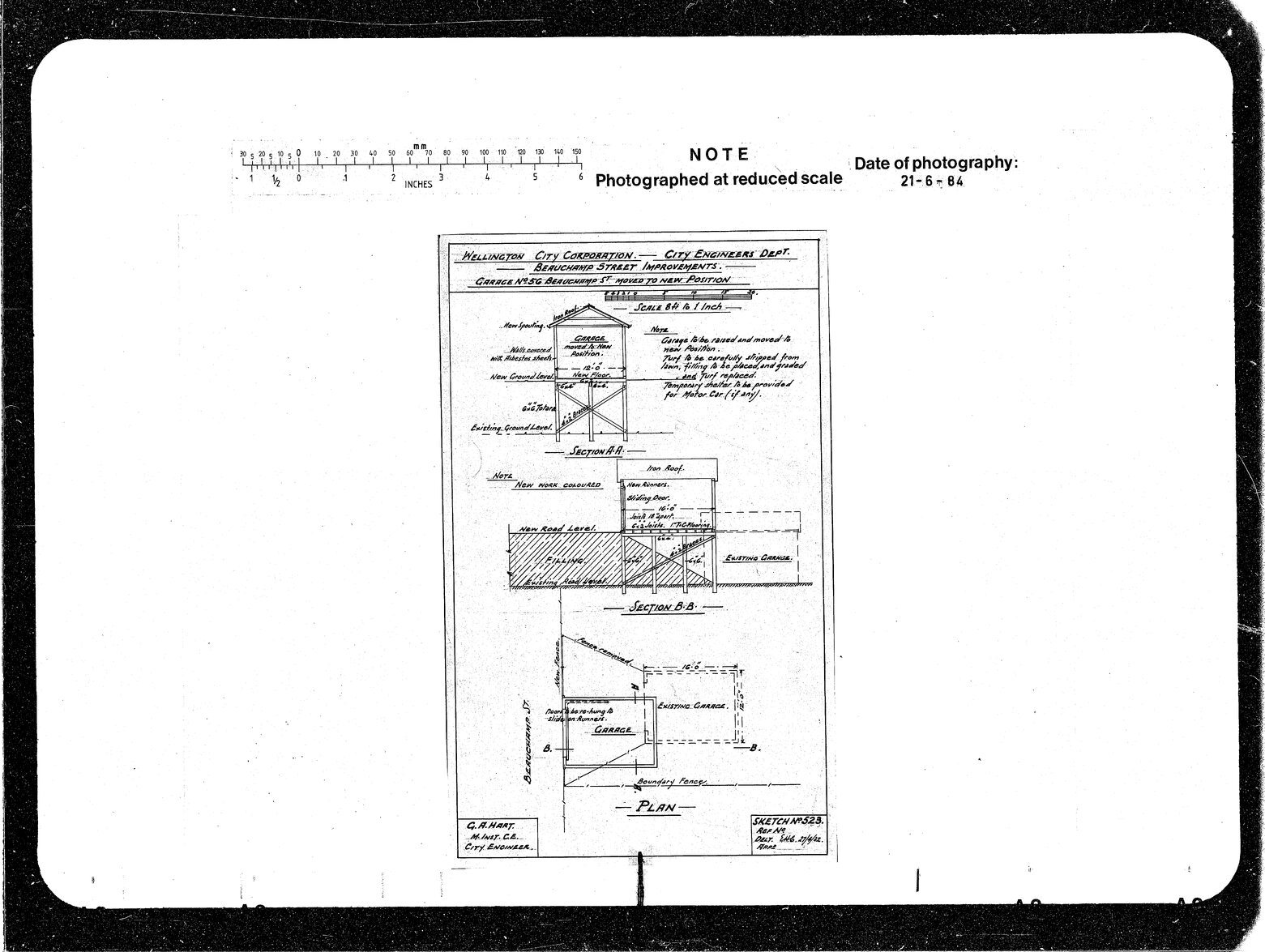 Beauchamp Street, G Ting, Reinstating Garage