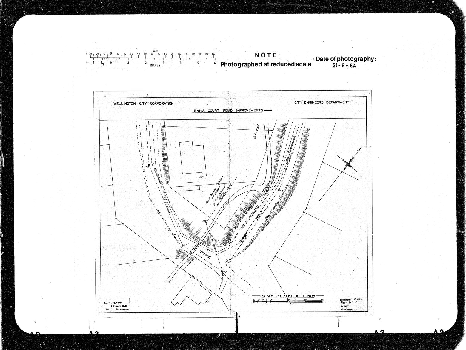 Tennis Court Road Improvements, Property Adjustment