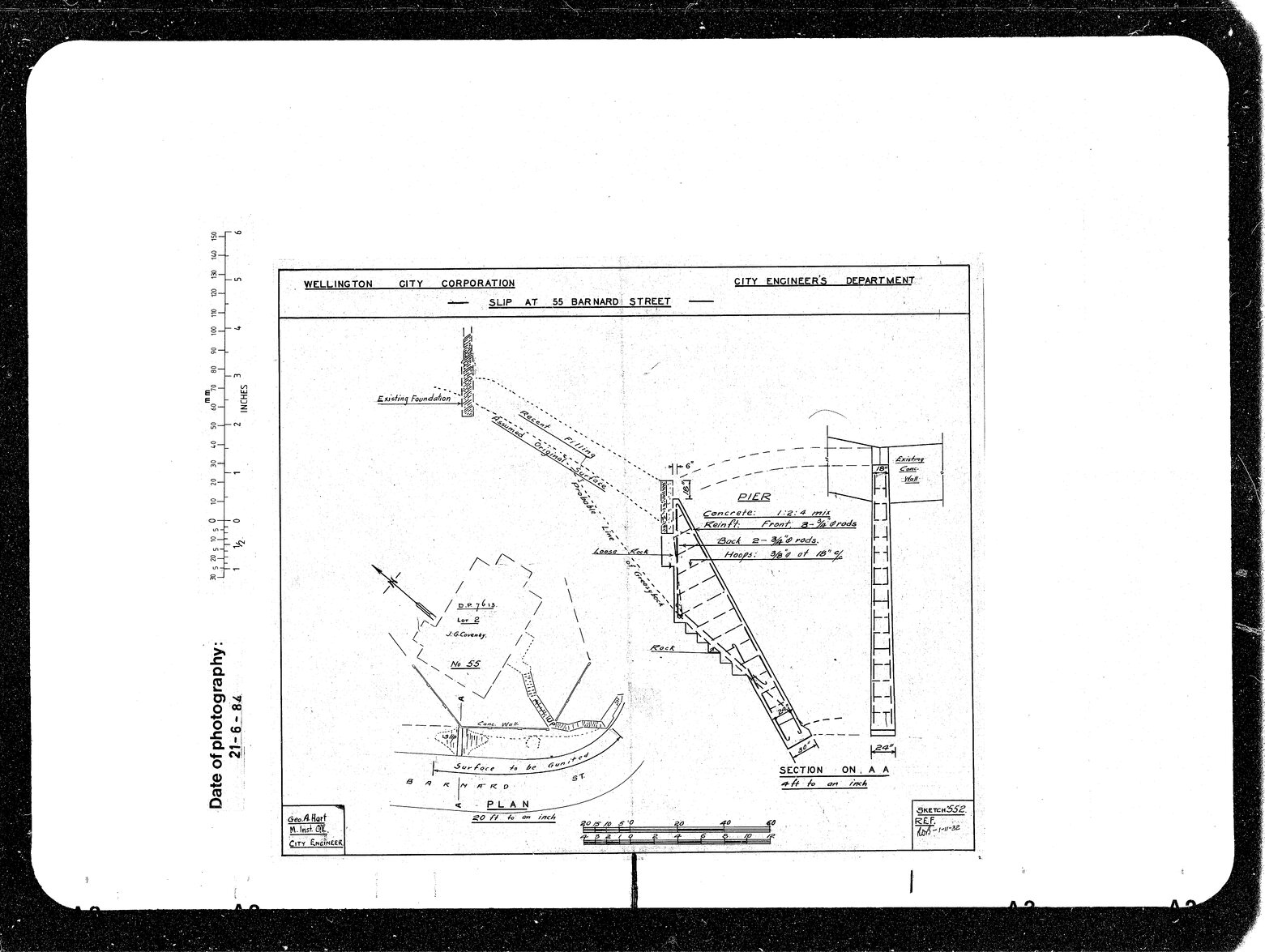 Barnard Street Slip at No. 55