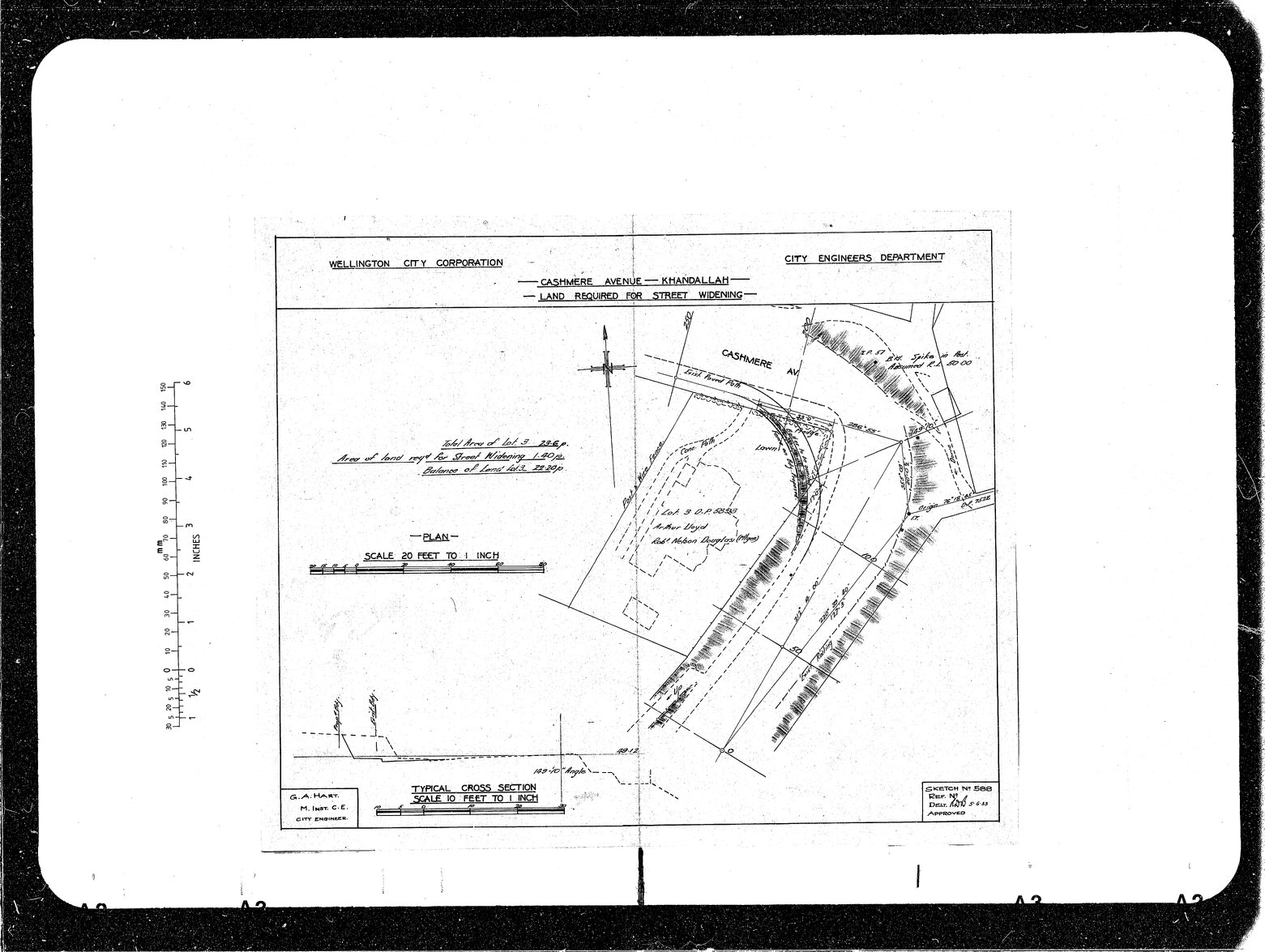 Cashmere Avenue, Splay Corner Land Required