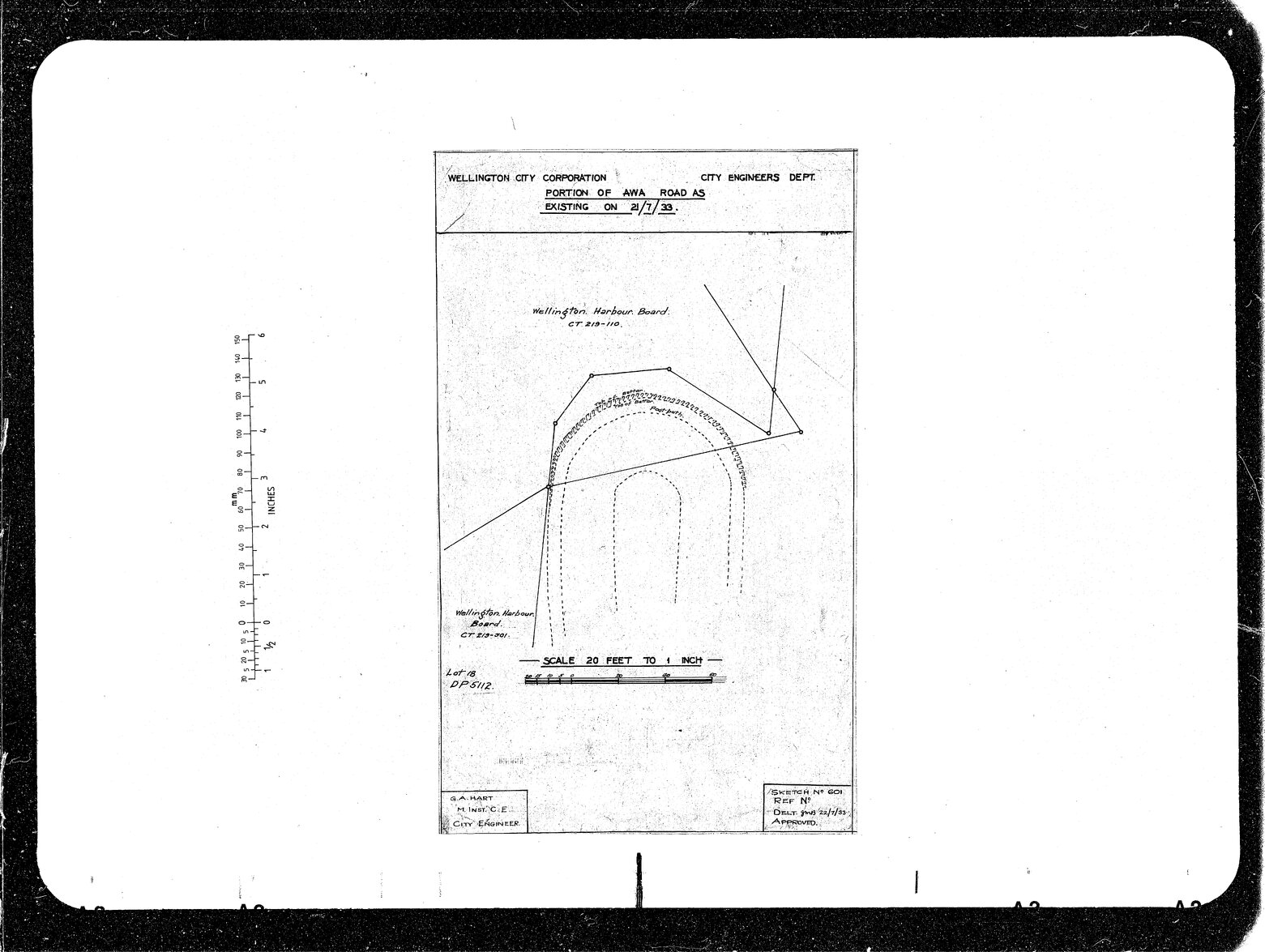 Awa Road, Portion as Existing