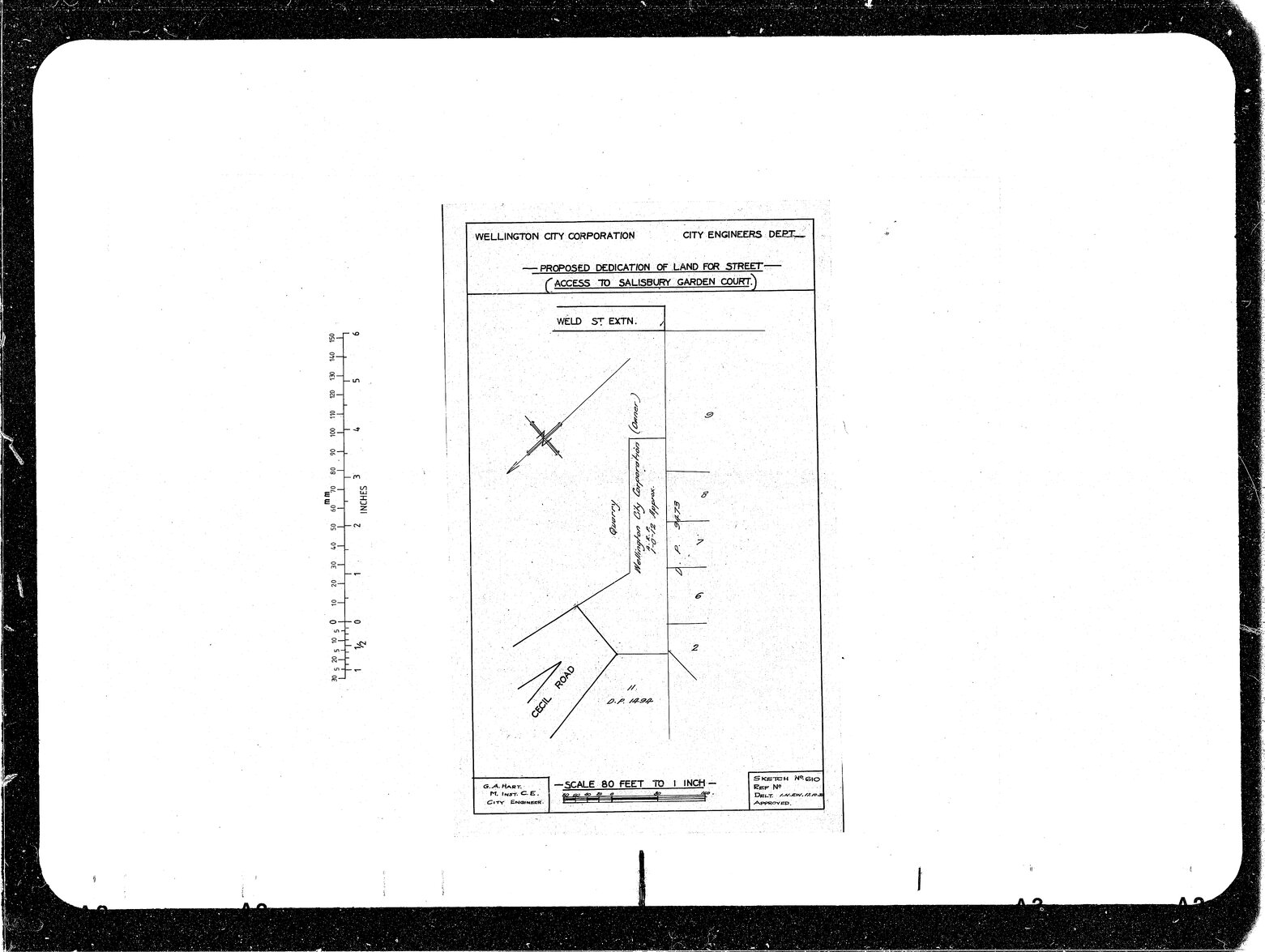 Salisbury Garden Court, Land Dedication
