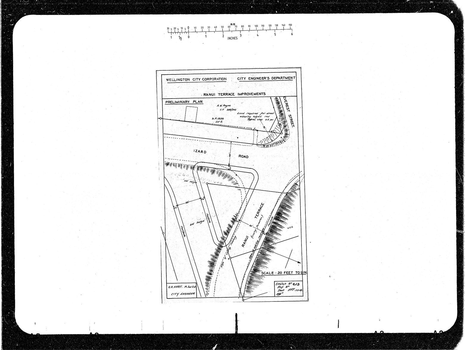 Ranui Terrace Improvements, A W Payne
