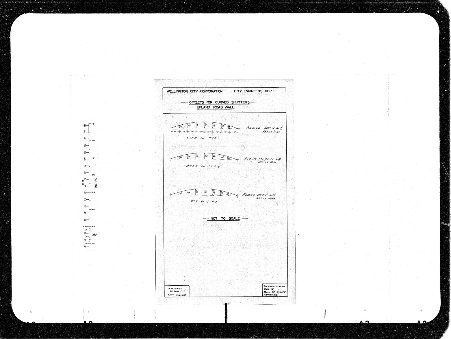 Upland Road Wall Offsets, Curved Shutters