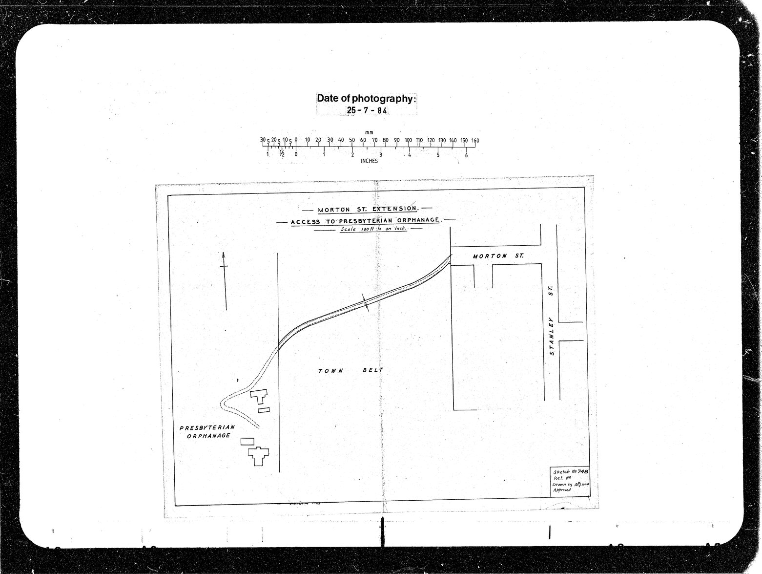 Morton Street, Extension through Town Belt