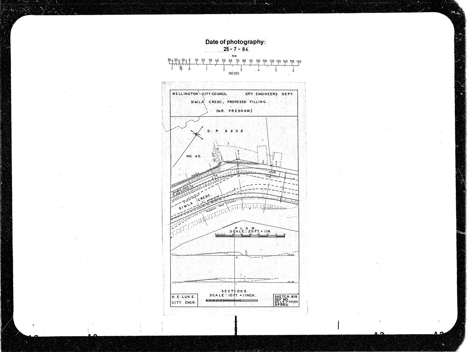 Simla Crescent, Proposed Filling