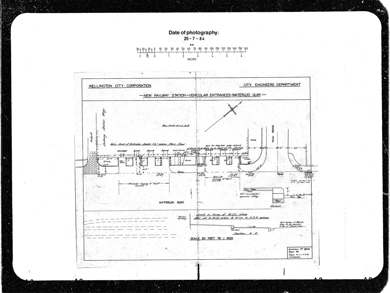 New Railway Station, Vehicle Entrance Waterloo Quay