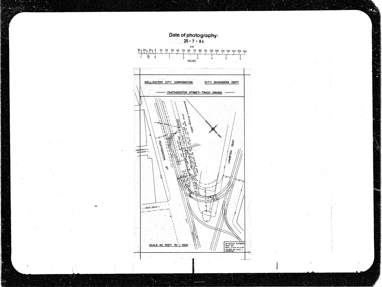 Featherston Street, Track Drains
