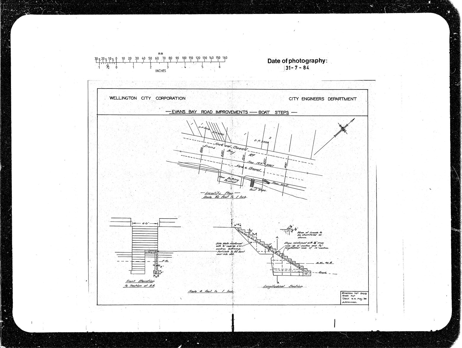 Evans Bay Road, Boat Steps