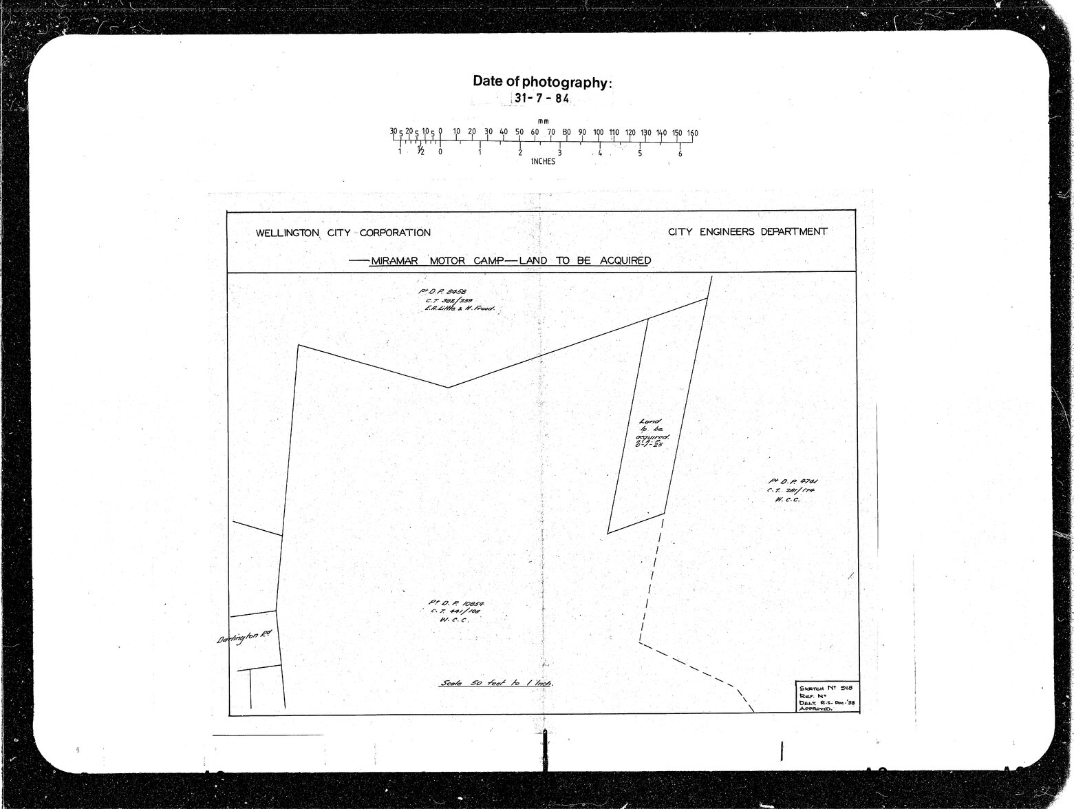 Darlington Road, Motor Camp Land