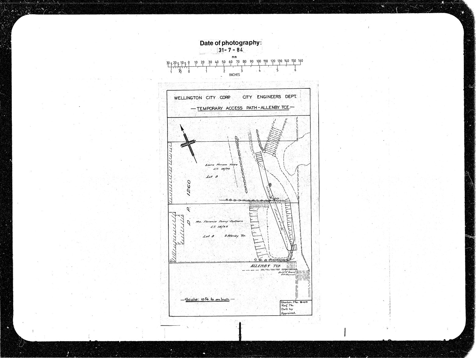 Temporary Path, Allenby Terrace
