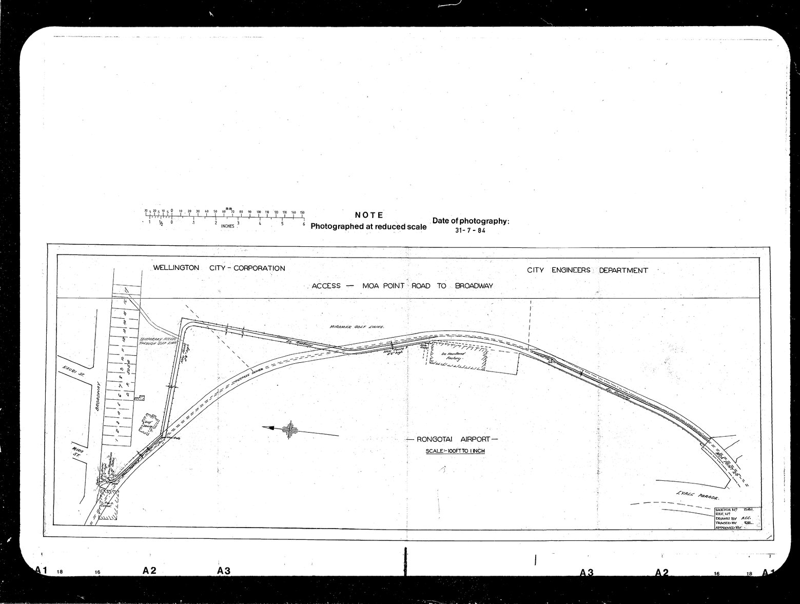 Access, Moa Point Road to Broadway