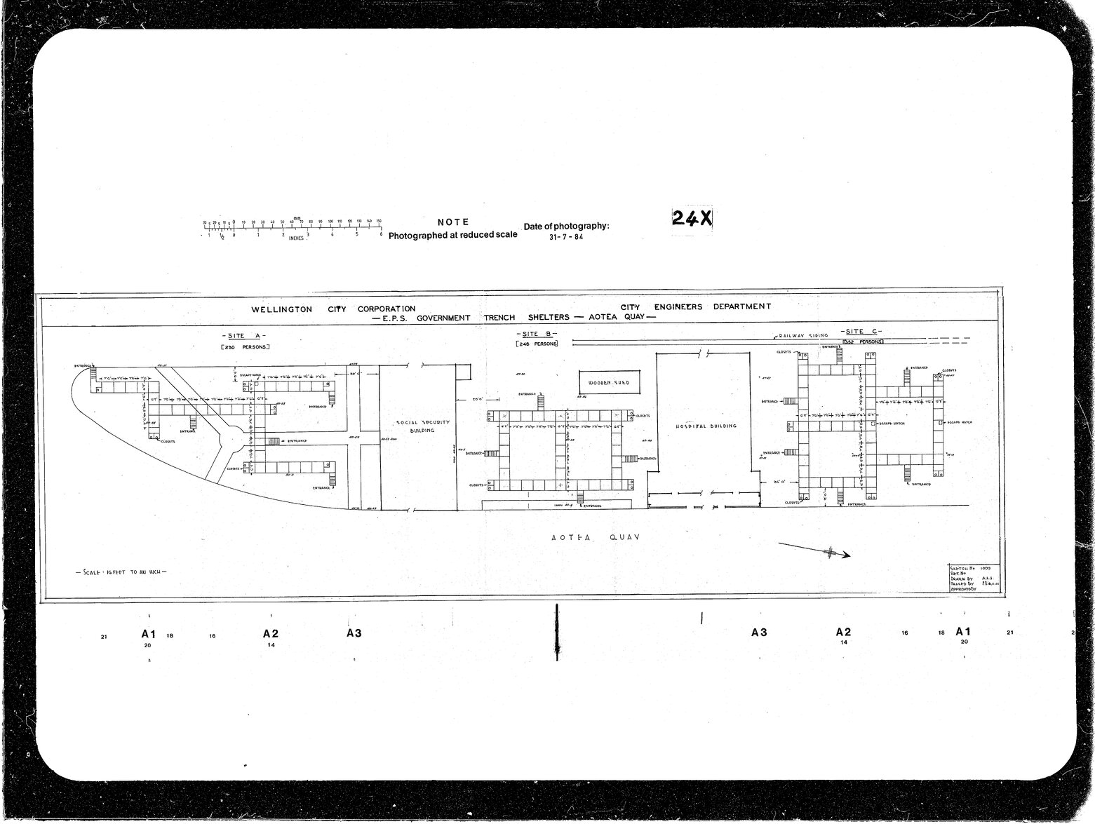 EPS Government Trench Shelters, Aotea Quay