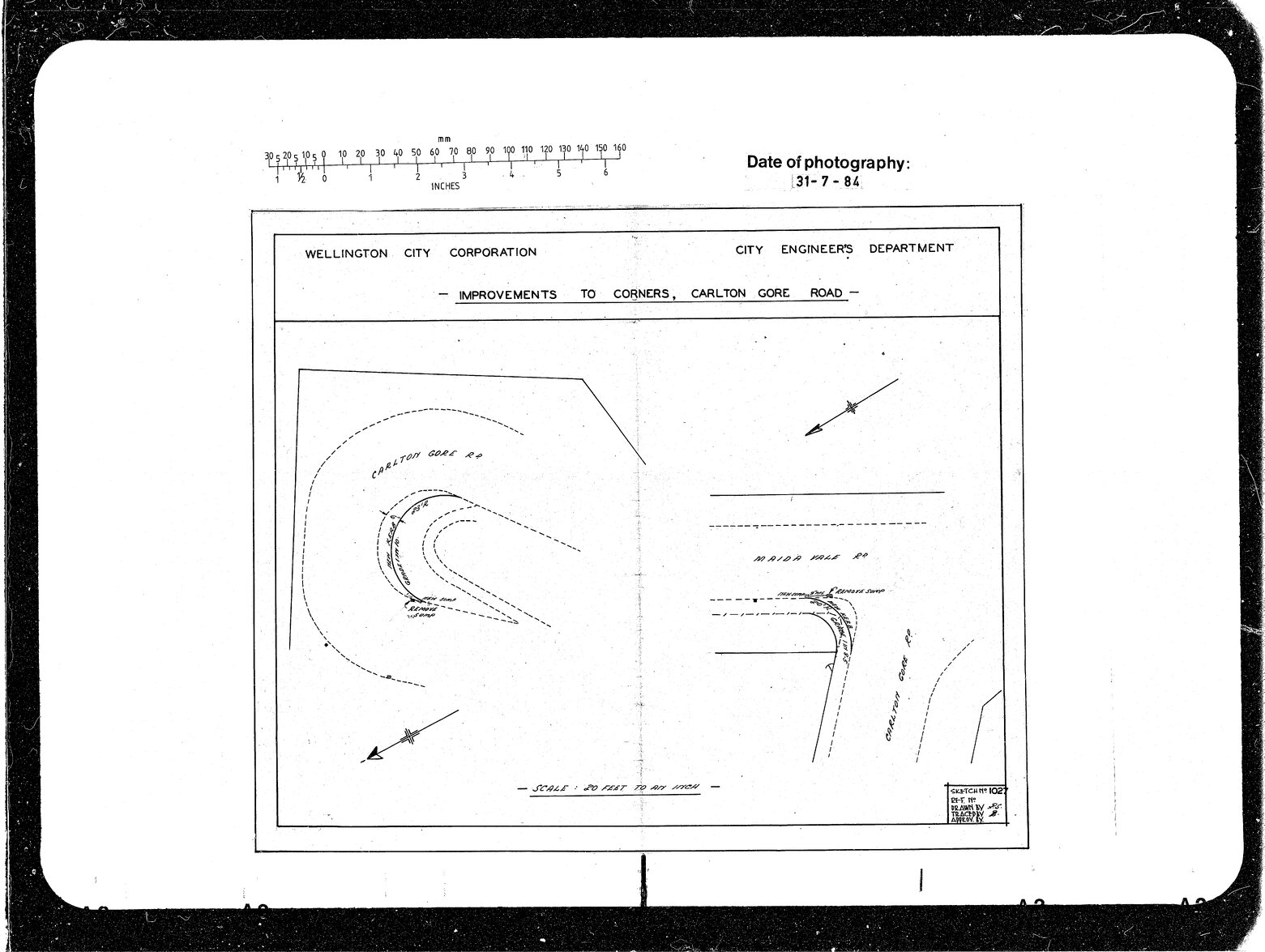 Improvements to Corners, Carlton Gore Road