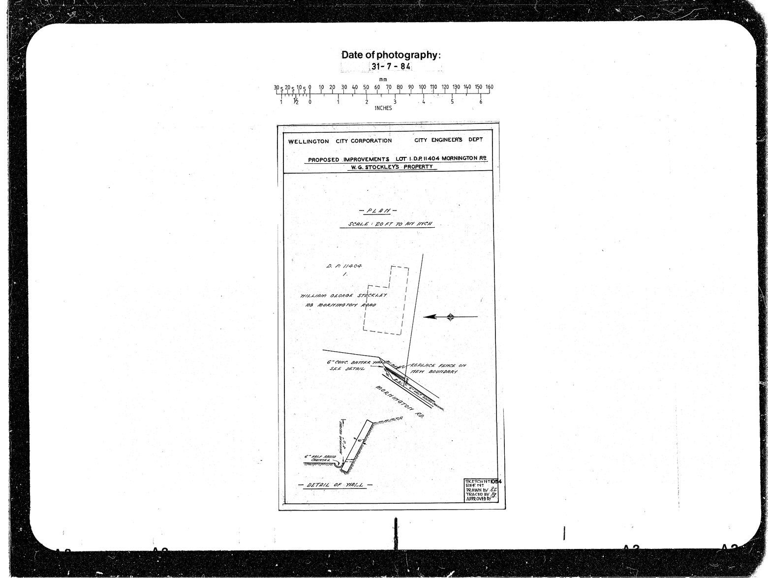 Improvements to Stockley's Property, Mornington Road