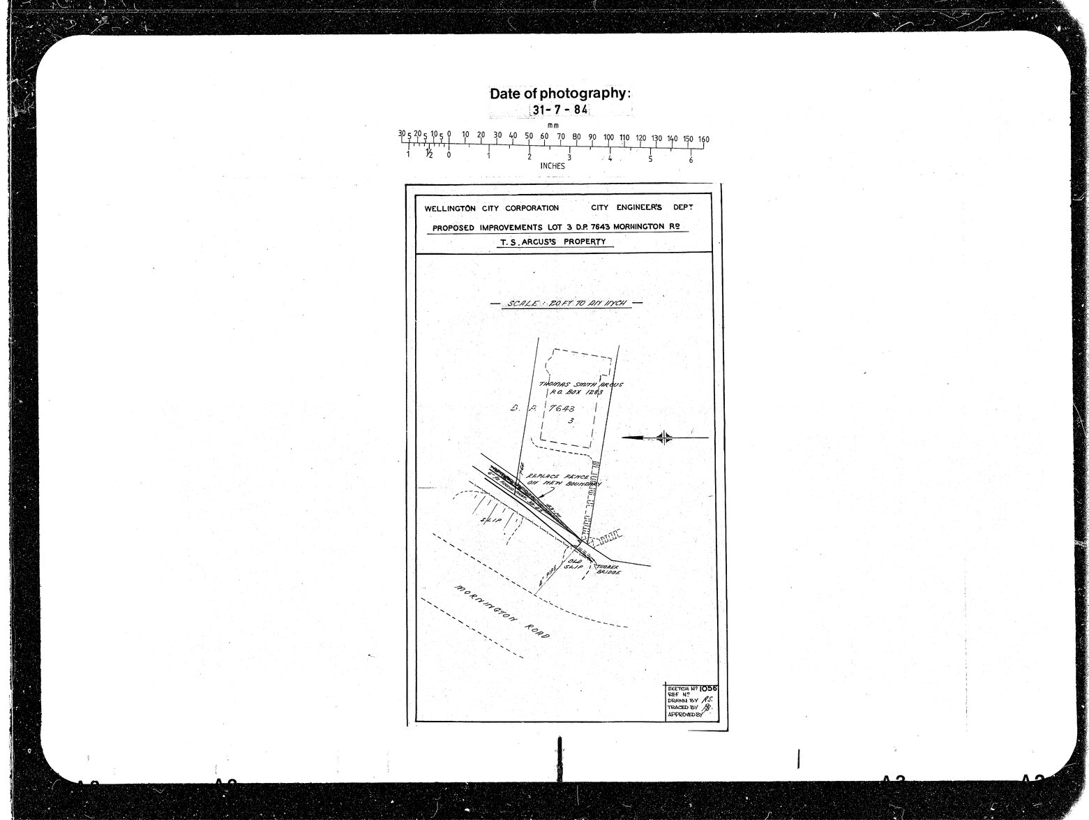 Improvements to Arcus's Property, Mornington Road