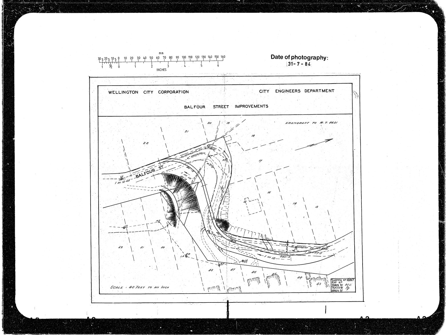 Improvements Balfour Street, Amendment to 86311