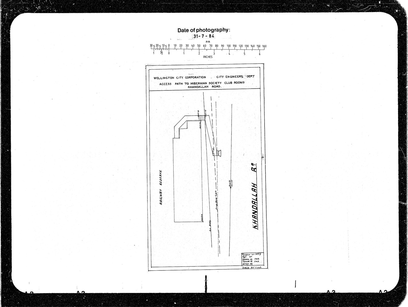 Khandallah Road Access to Hibernian Society Club Rooms