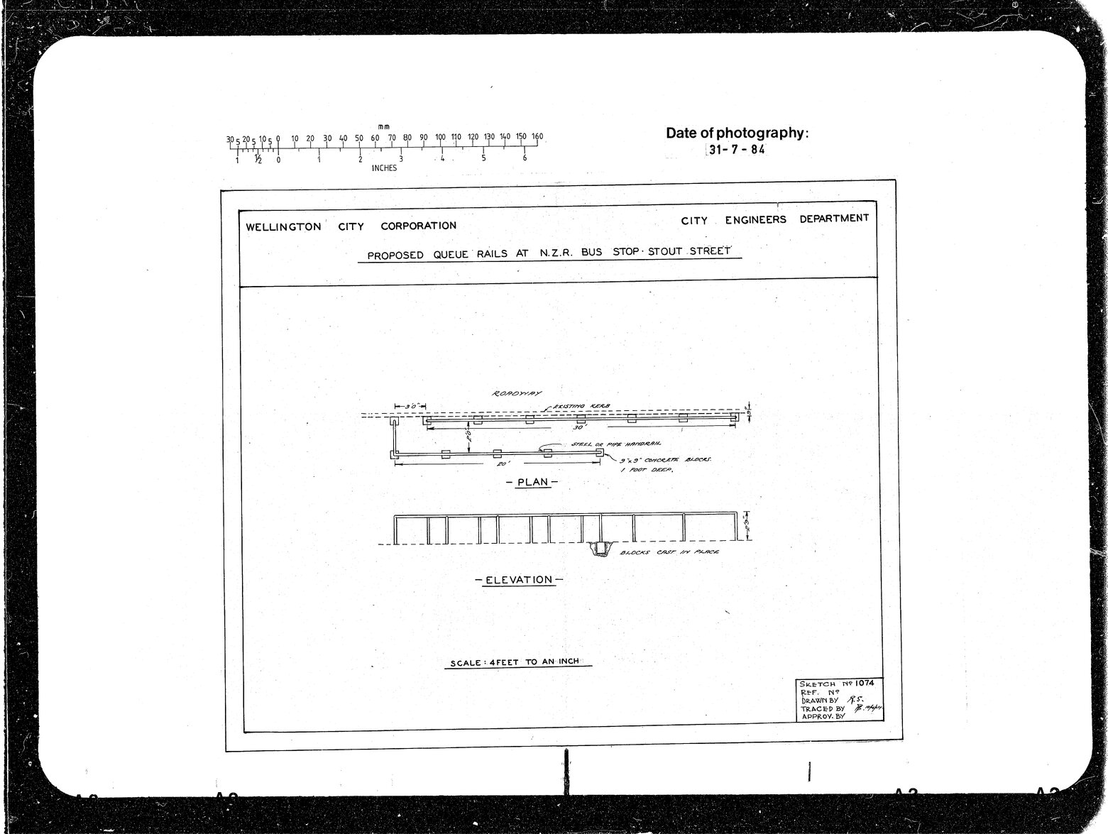 Proposed Queue Rails New Zealand Rail, Bus Stop, Stout Street