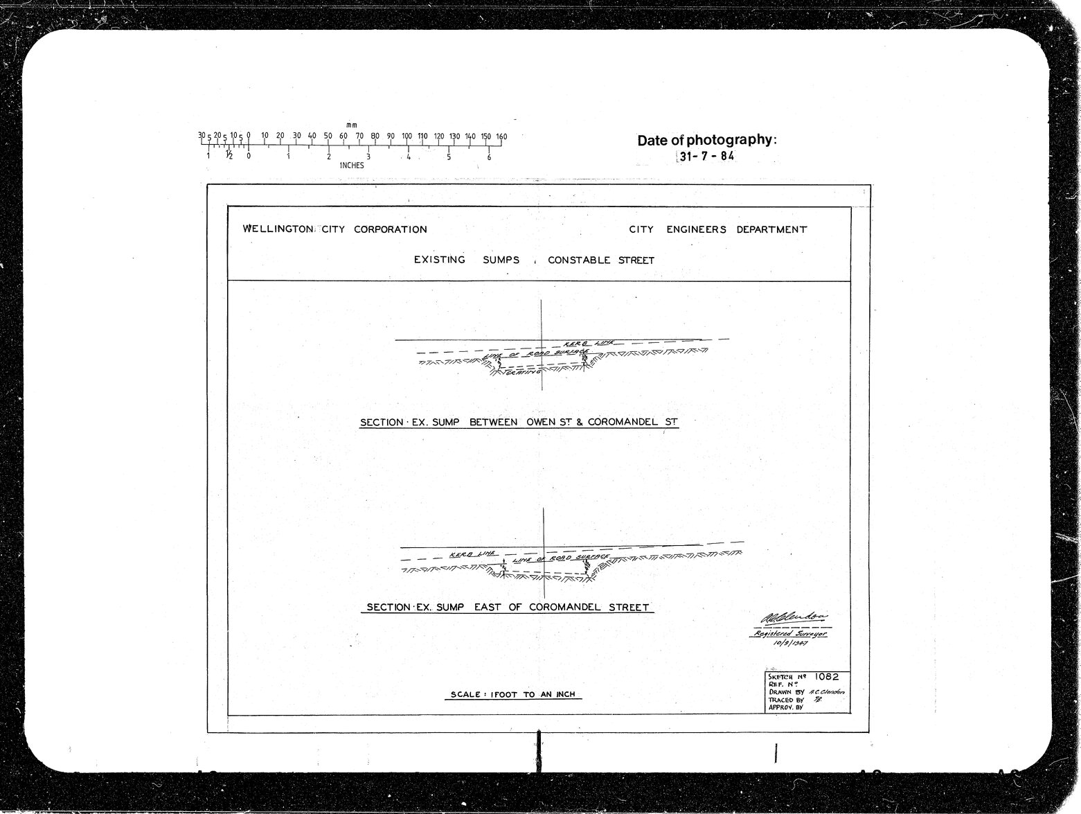 Existing Sumps, Constable Street