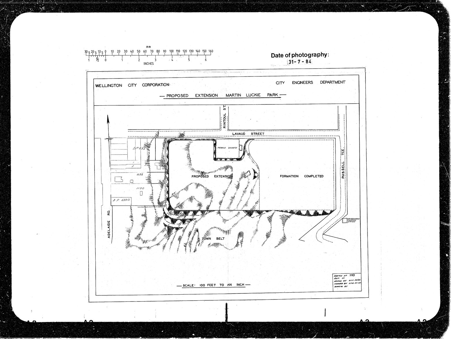 Russell Terrace, Proposed Extension Martin Luckie Park