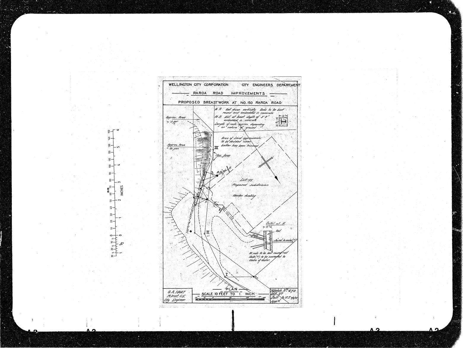 150 Raroa Road, Proposed Breastwork