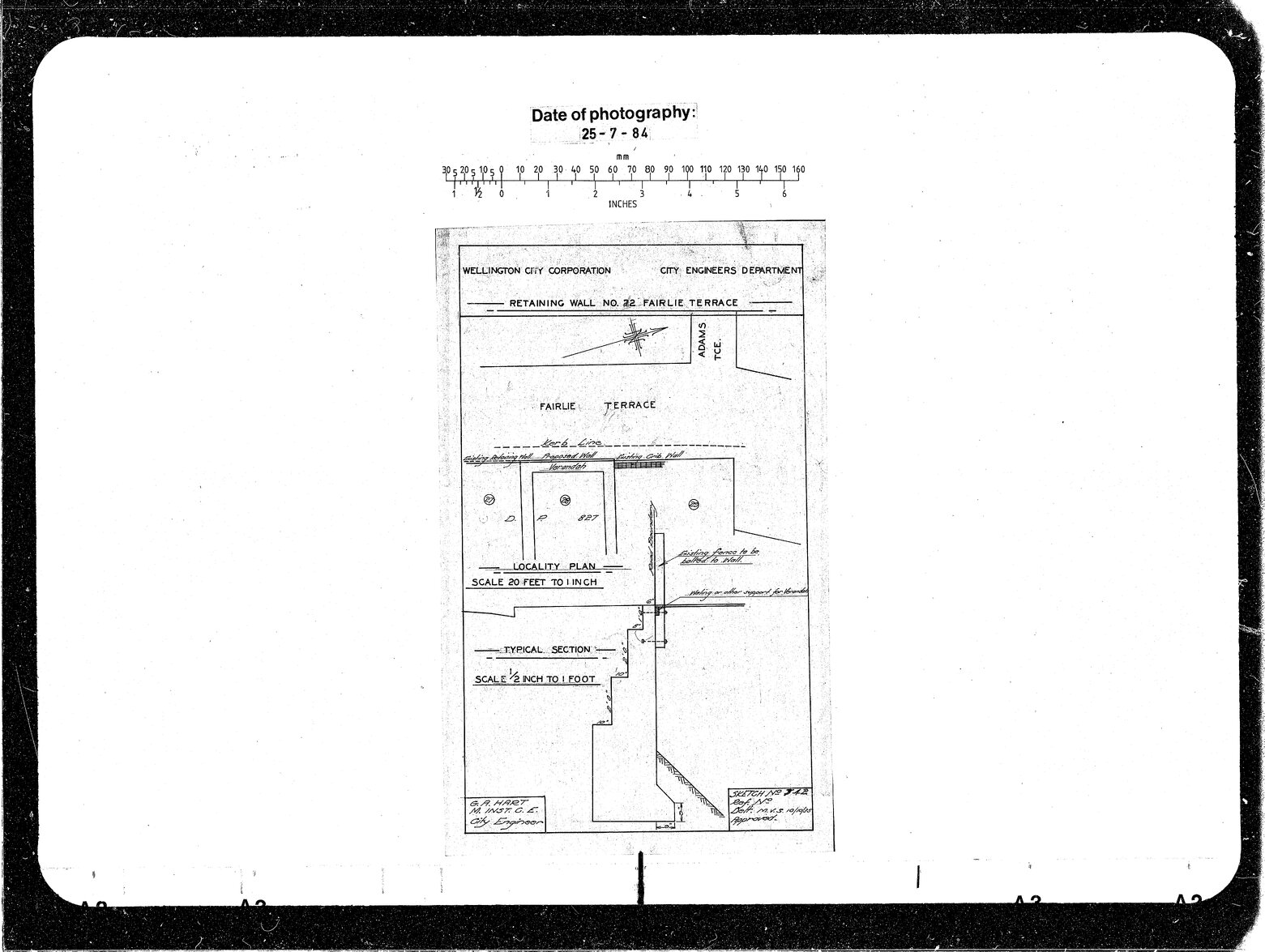 72 Fairlie Terrace, Retaining Wall