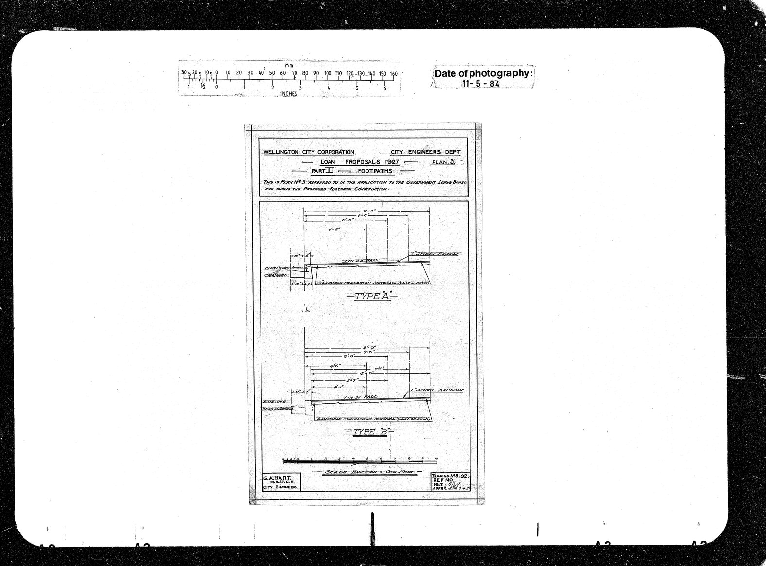 Loan Proposals 1927, Footpaths