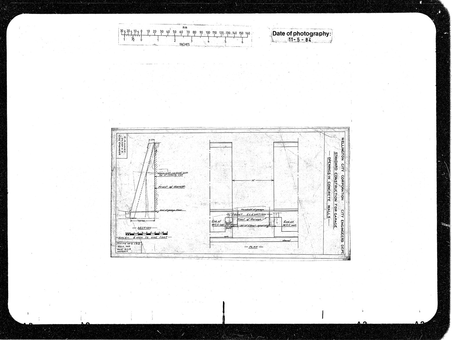 Standard Construction for Garages, Openings in Concrete Walls